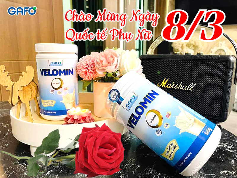 Velomin - Món quà dinh dưỡng cho các chị em dịp 8/3