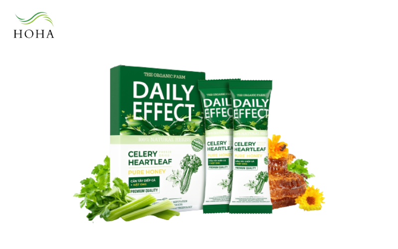 Nước uống Detox Cần Tây Diếp Cá Mật Ong DAILY EFFECT