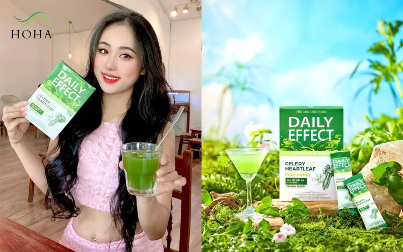 Nước uống Detox Cần Tây Diếp Cá Mật Ong DAILY EFFECT