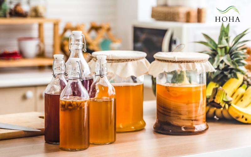 Các sản phẩm trà kombucha hiện nay