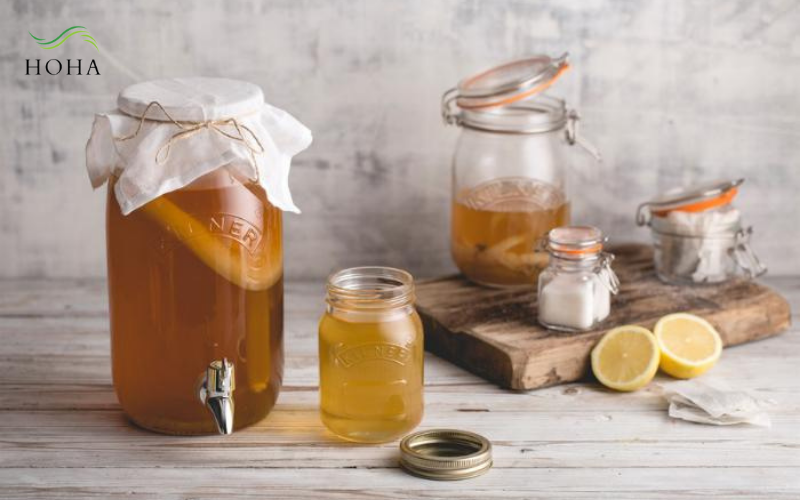 Các sản phẩm trà kombucha hiện nay