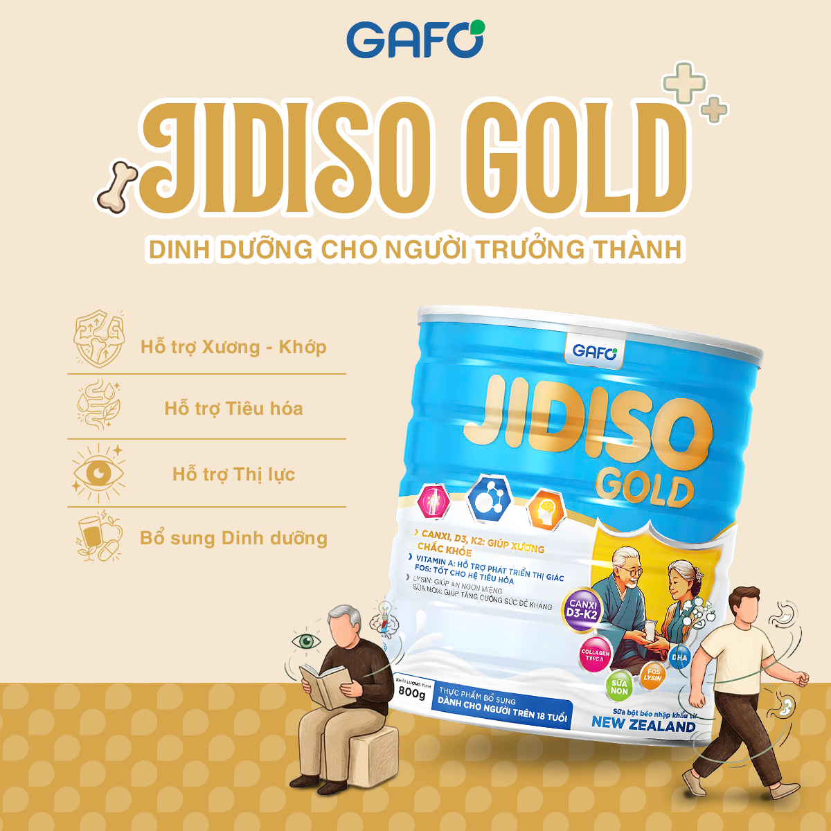 Thực Phẩm Bổ Sung JIDISO GOLD